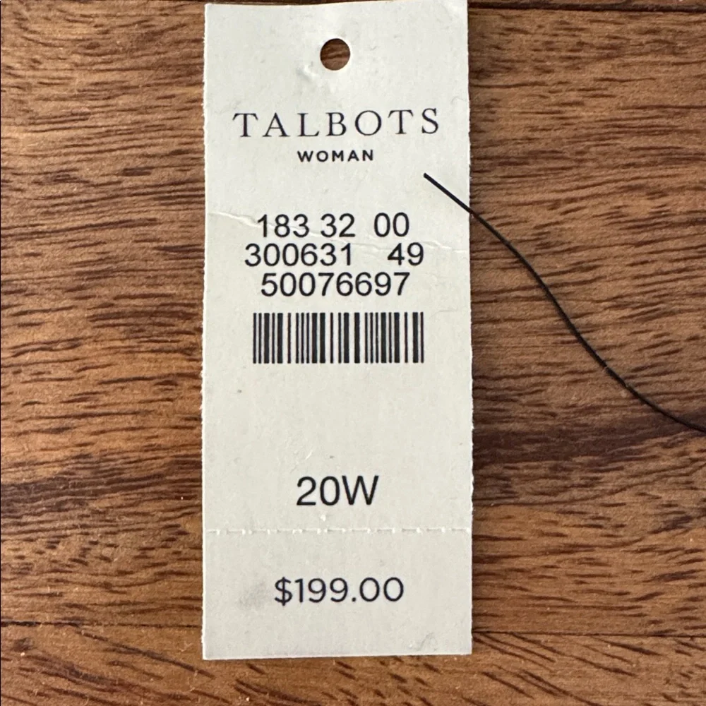 Talbots Ponte-blocked Rose Jacquard Dress - Size 20W - Picture 10 of 10